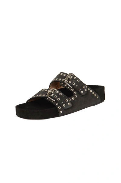 Shop Isabel Marant Marant Sandals In Faded Black