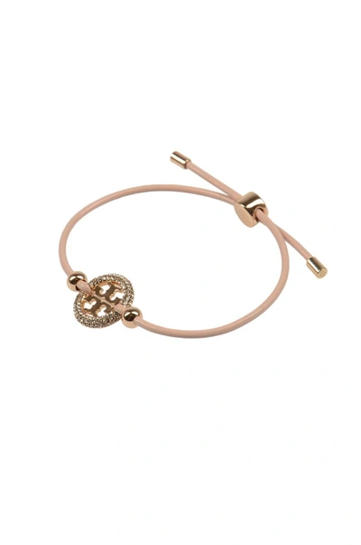 Shop Tory Burch Bijoux In Tory Gold / Pink / Crystal