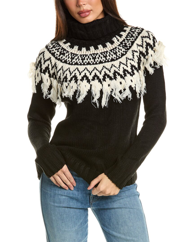Shop Lovestitch Turtleneck Sweater In Black
