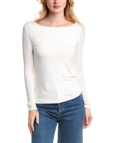 Shop 1.state Cowl Back Top In White