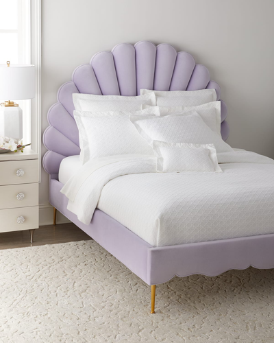 Shop Haute House Olivia Queen Bed In Lilac