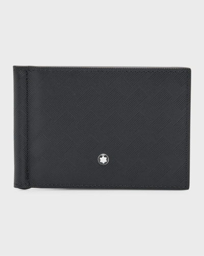 Shop Montblanc Men's Extreme 3.0 Leather Wallet With Money Clip In Black