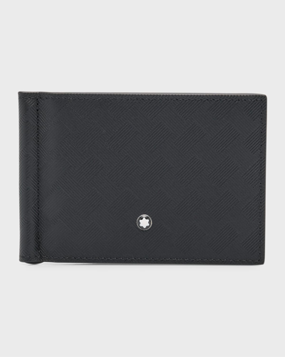 Montblanc Extreme 3.0 Wallet 6cc With Money Clip In Black