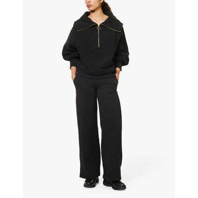 Varley Vine Half Zip Pullover In Black