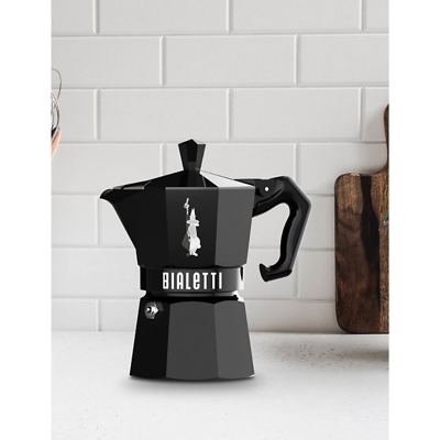 Shop Bialetti Black Moka Express Exclusive Three-cup Aluminium Espresso Maker