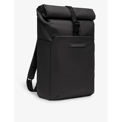 Horizn Studios Womens All Black Sofo Rolltop X Recycled Coated-cotton Canvas And Recycled Polyester- In All Black