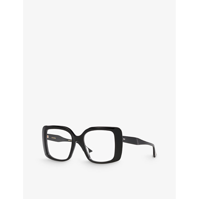 Shop Dita Women's D4000426 Adabrah Square-frame Acetate Eye Glasses