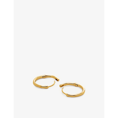 Monica Vinader Womens Yellow Gold Siren Muse Small 18ct Yellow Gold-plated Vermeil Sterling-silver H In Yellow Gold