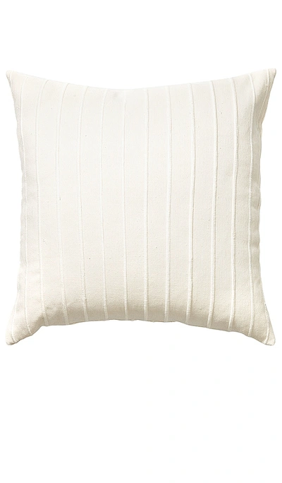 Shop Minna Recycled Stripe Pillow In 크림