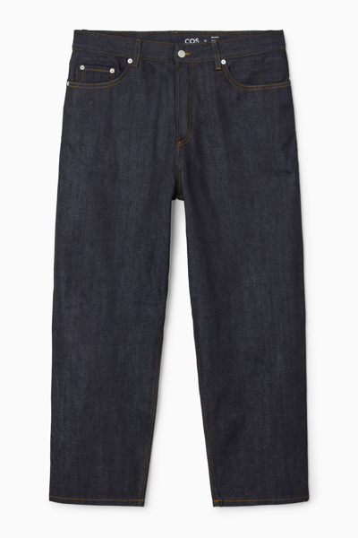 Shop Cos Rider Selvedge Jeans - Wide In Blue