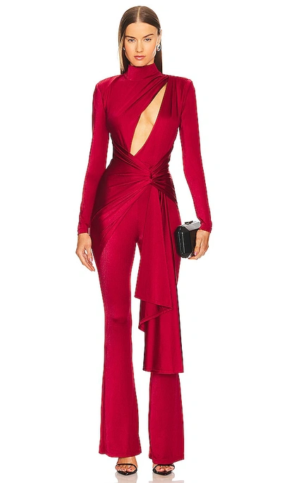 Michael Costello X Revolve Monroe Jumpsuit In Red