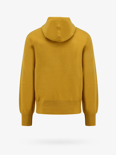 Shop Burberry Man Sweater Man Yellow Knitwear