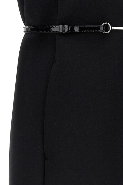 Shop Gucci Women Horsebit Belt Dress In Black