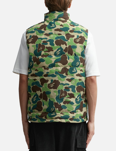 Shop Canada Goose Abc Camo Freestyle Vest In Green