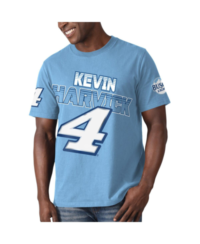 Shop Starter Men's  Light Blue Kevin Harvick Special Teams T-shirt