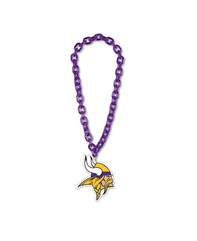 Wincraft Men's And Women's  Minnesota Vikings Big Chain Logo Necklace In Purple