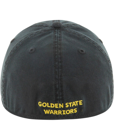 Shop 47 Brand Men's ' Black Golden State Warriors Classic Franchise Fitted Hat