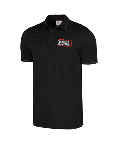 Shop Insomniac Men's And Women's Formula 1 Las Vegas Grand Prix Black Classic Polo Shirt