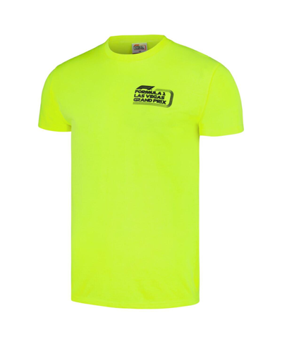 Shop Insomniac Men's And Women's Neon Green Formula 1 2023 Las Vegas Grand Prix Mono Core T-shirt