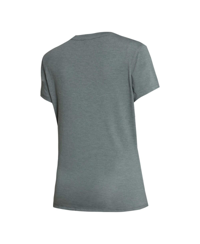 Concepts Sport Women's  Charcoal, Gray Washington State Cougars Arctic T-shirt And Flannel Pants Slee In Charcoal,gray
