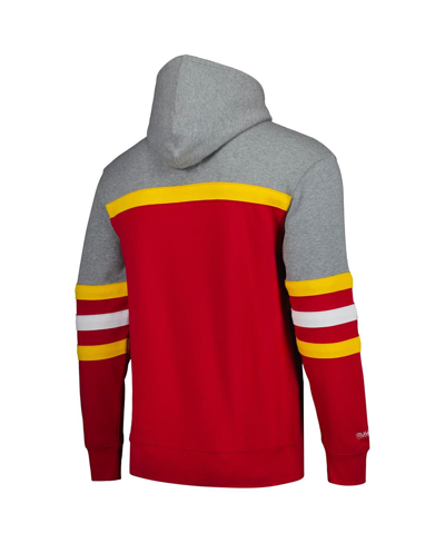Mitchell & Ness Men's  Garnet Florida State Seminoles Head Coach Pullover Hoodie In Garnet