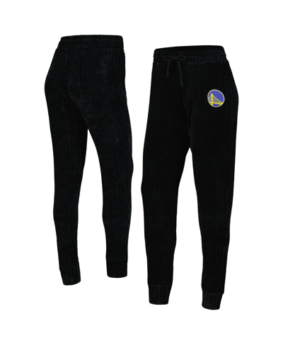 Shop College Concepts Women's  Black Golden State Warriors Linger Pants