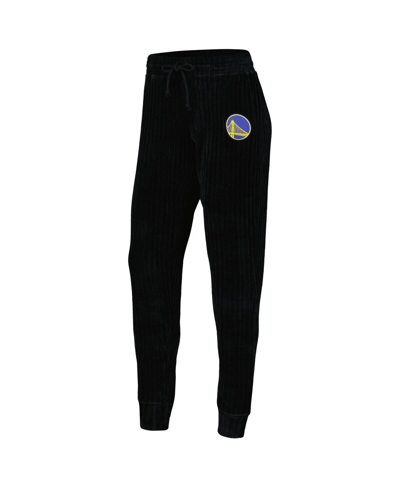 Shop College Concepts Women's  Black Golden State Warriors Linger Pants