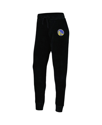 College Concepts Black Golden State Warriors Linger Pants In Black