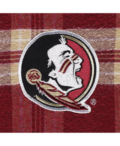 Profile Men's  Garnet, Gold Florida State Seminoles Big And Tall 2-pack T-shirt And Flannel Pants Set In Garnet,gold