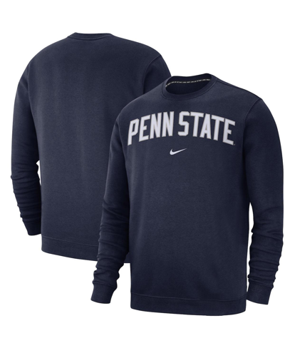Shop Nike Men's  Navy Penn State Nittany Lions Club Fleece Sweatshirt