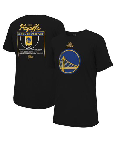 Shop Stadium Essentials Men's And Women's  Black Golden State Warriors 2023 Nba Playoffs Roster T-shirt