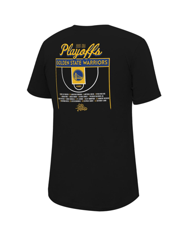 Shop Stadium Essentials Men's And Women's  Black Golden State Warriors 2023 Nba Playoffs Roster T-shirt