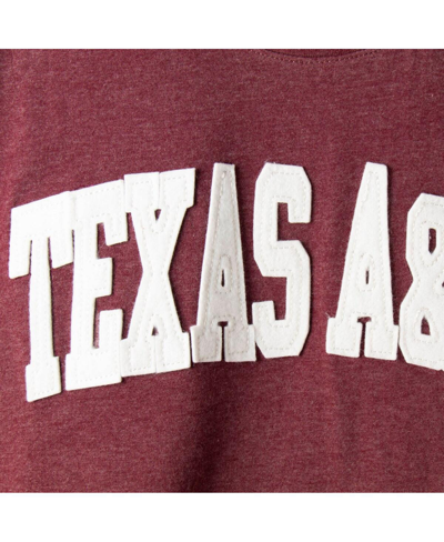 Pressbox Women's  Maroon Texas A&m Aggies Two-hit Canyon Long Sleeve T-shirt In Maroon