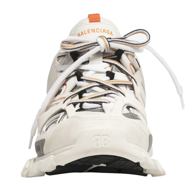 巴黎世家（BALENCIAGA）男士Track系列拼色休闲运动鞋 542023 W1GB1 9059 白色/橙色 41