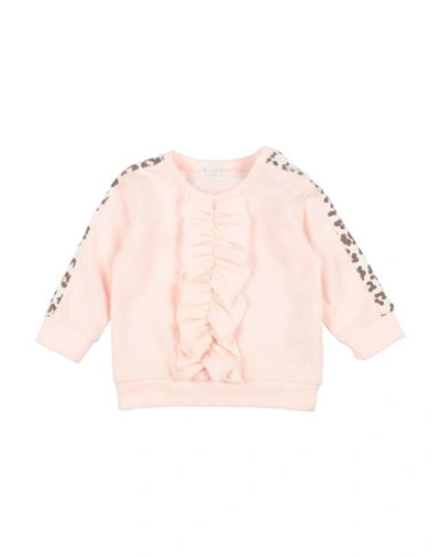 Shop Nanán Newborn Girl Sweatshirt Light Pink Size 3 Cotton, Acrylic, Polyester
