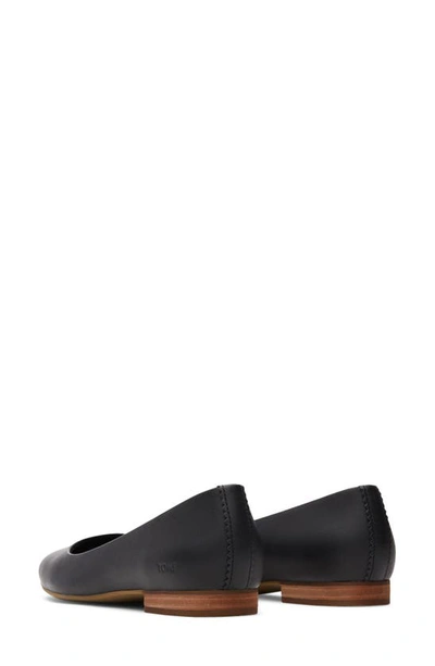 Toms Briella Ballet Flat In Black