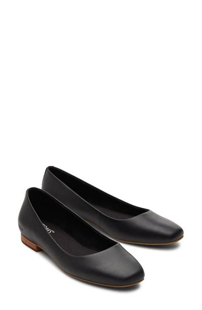 Toms Briella Ballet Flat In Black