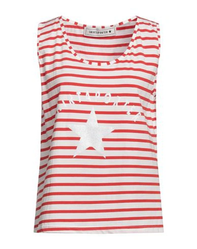 Shop Shirtaporter Woman T-shirt Red Size 8 Cotton, Elastane