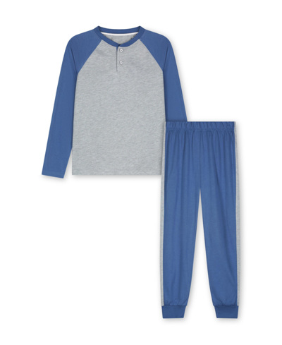 Shop Max & Olivia Little Boys Pajama Set, 2 Pc. In Gray