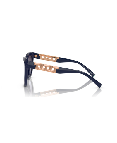 Tiffany & Co . Woman Sunglasses Tf4215 In Dark Blue