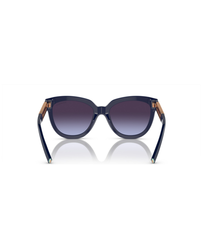 Tiffany & Co . Woman Sunglasses Tf4215 In Dark Blue