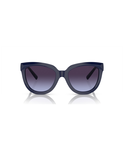 Shop Tiffany & Co Women's Sunglasses, Gradient Tf4215 In Dark Blue