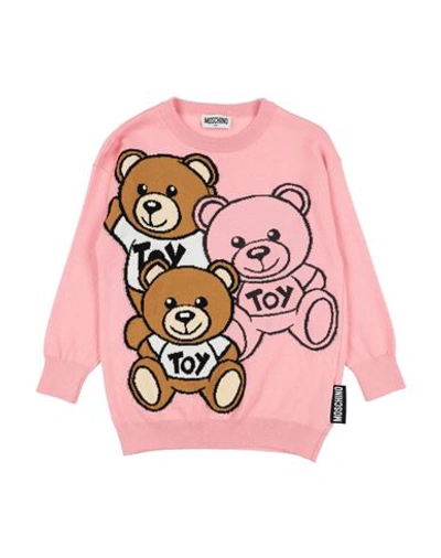 Shop Moschino Kid Toddler Sweater Pink Size 6 Cotton, Wool