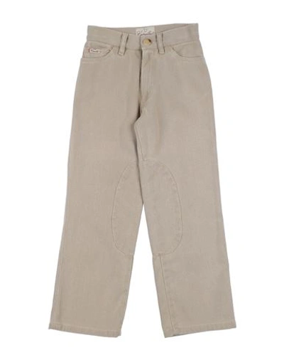 Shop Capalbio Toddler Boy Jeans Sand Size 6 Cotton, Polyurethane In Beige