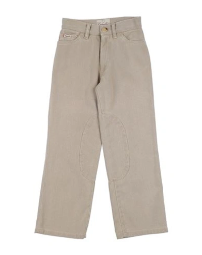 Capalbio Toddler Boy Jeans Sand Size 6 Cotton, Polyurethane In Beige
