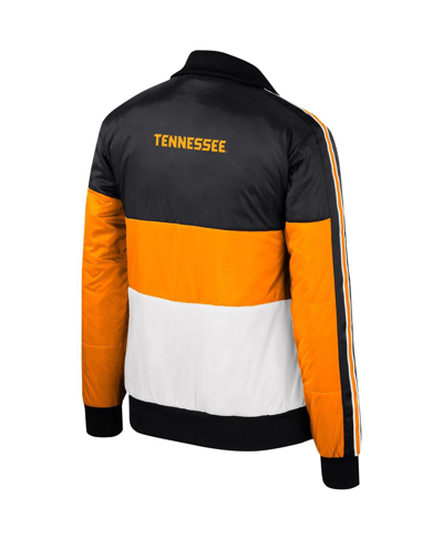 Shop The Wild Collective Women's  Tennessee Orange Tennessee Volunteers Color-block Puffer Full-zip Jacket
