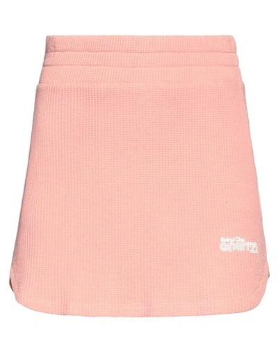 Shop Reina Olga Woman Mini Skirt Pink Size Xs/s Cotton