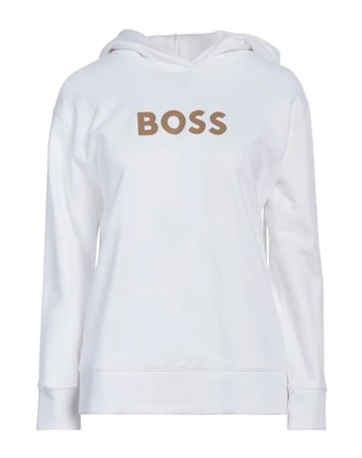 Shop Hugo Boss Boss Woman Sweatshirt White Size L Cotton