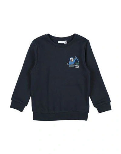 Name It® Name It Toddler Boy Sweatshirt Midnight Blue Size 7 Cotton In Blue