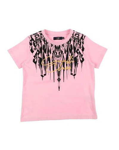 Shop Cavalli Class Toddler Boy T-shirt Pink Size 4 Cotton, Elastane